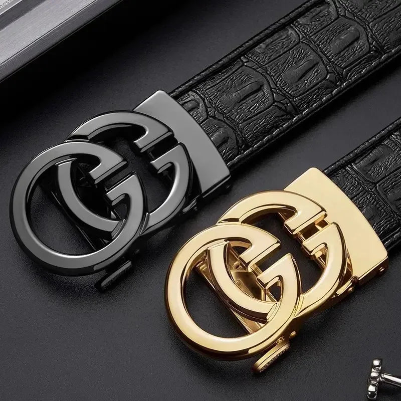 Genuine Leather Men’s Automatic Belt