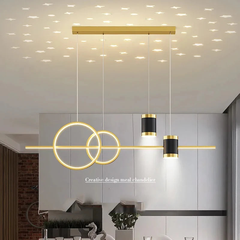 100cm Modern LED Pendant Light – Long Strip Dining Table Fixture