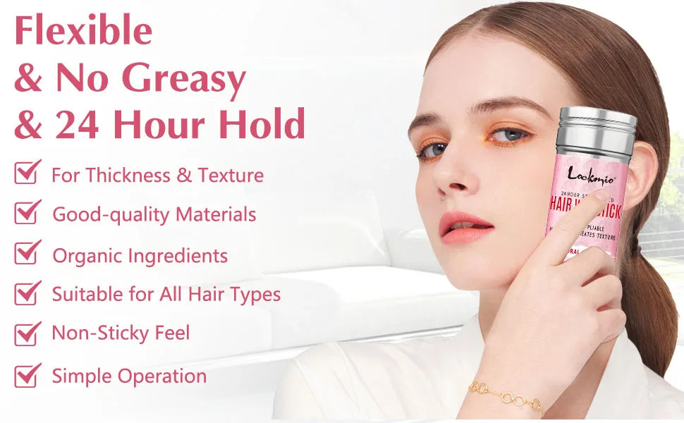 Anti-Frizz Hair Control Wax for Women -Smoothing Pomade for Wigs