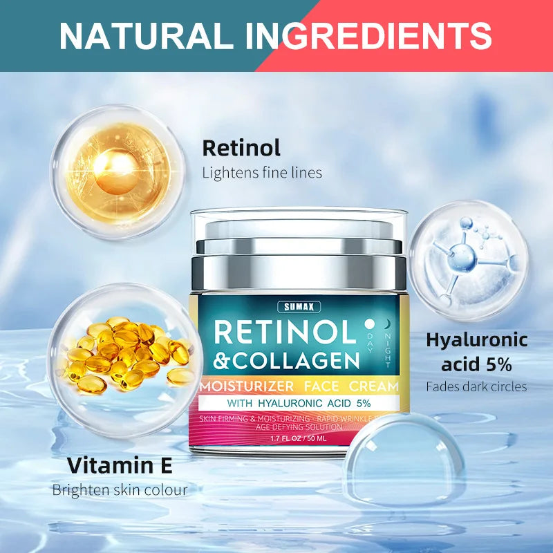 Retinol Anti-Aging Cream – Wrinkle Remover & Skin Firming 50ML