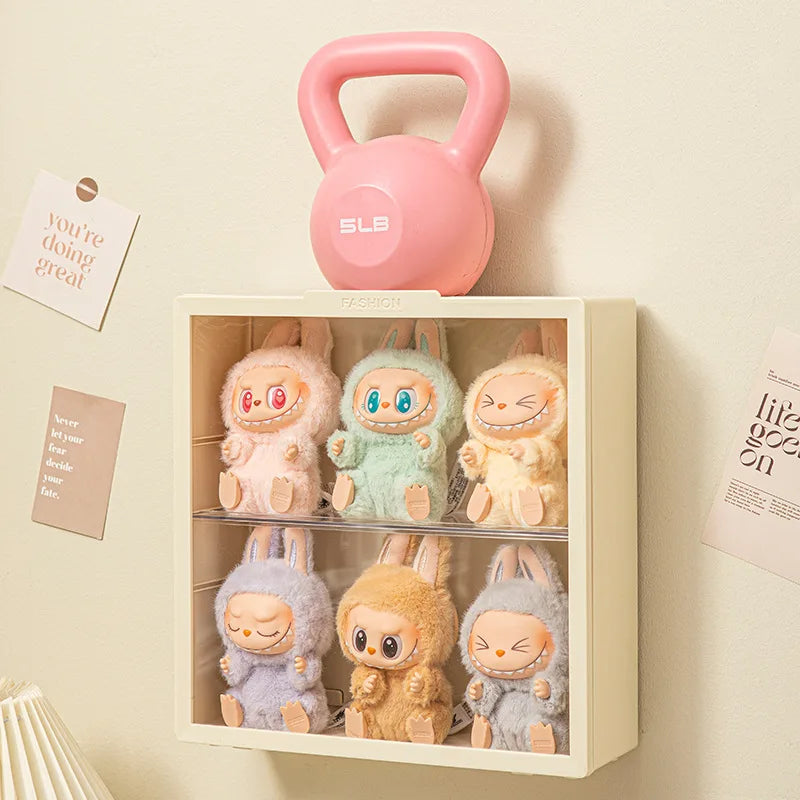 Labubu Acrylic Wall Display Cabinet