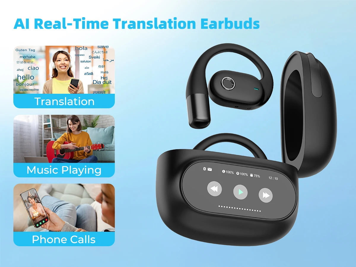 164-Language Instant Translation Wireless Bluetooth Earbuds