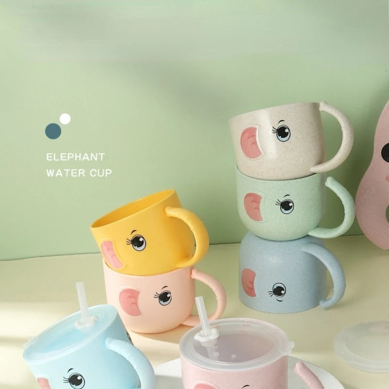 Cartmela Cartoon Elephant Baby Training Cup