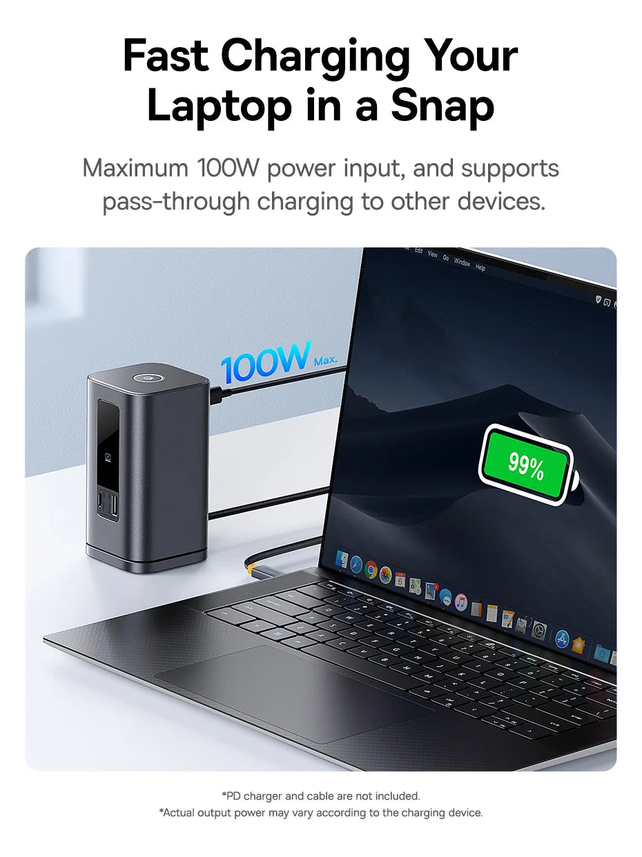 USB-C 11-in-1 Hub – 4K HDMI, DP Triple Display, 100W PD Dock