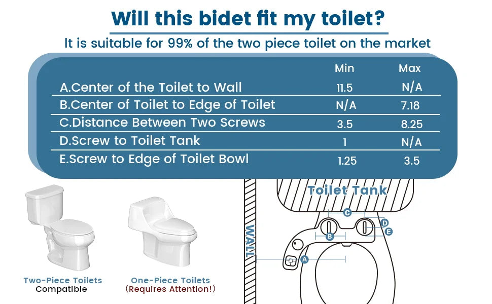Cartmela Non-Electric Dual Nozzle Bidet Attachment