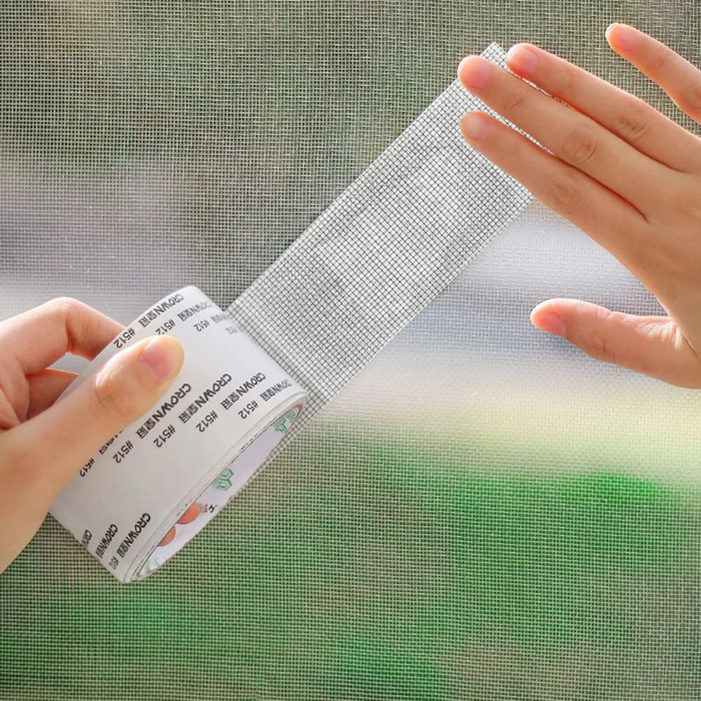 Waterproof Screen Repair Tape – Self-Adhesive Insect Mesh Patch