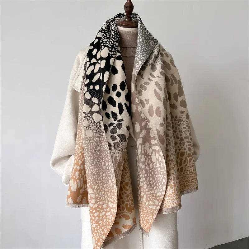 Luxury Pashmina Shawl – Thick Soft Winter Cashmere Wrap Scarf
