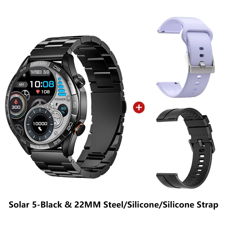 Solar 5 Voice Calling Smartwatch – AMOLED Display