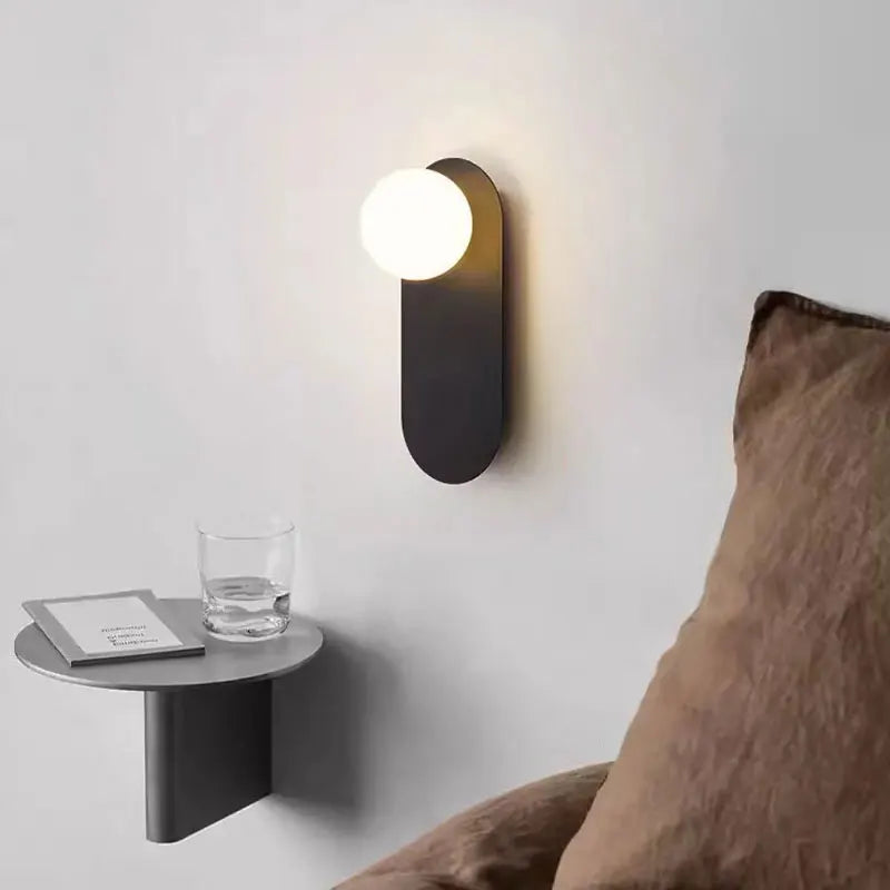 Interior LED Wall Lamp with G9 Bulb – Black & Gold Wall Sconce