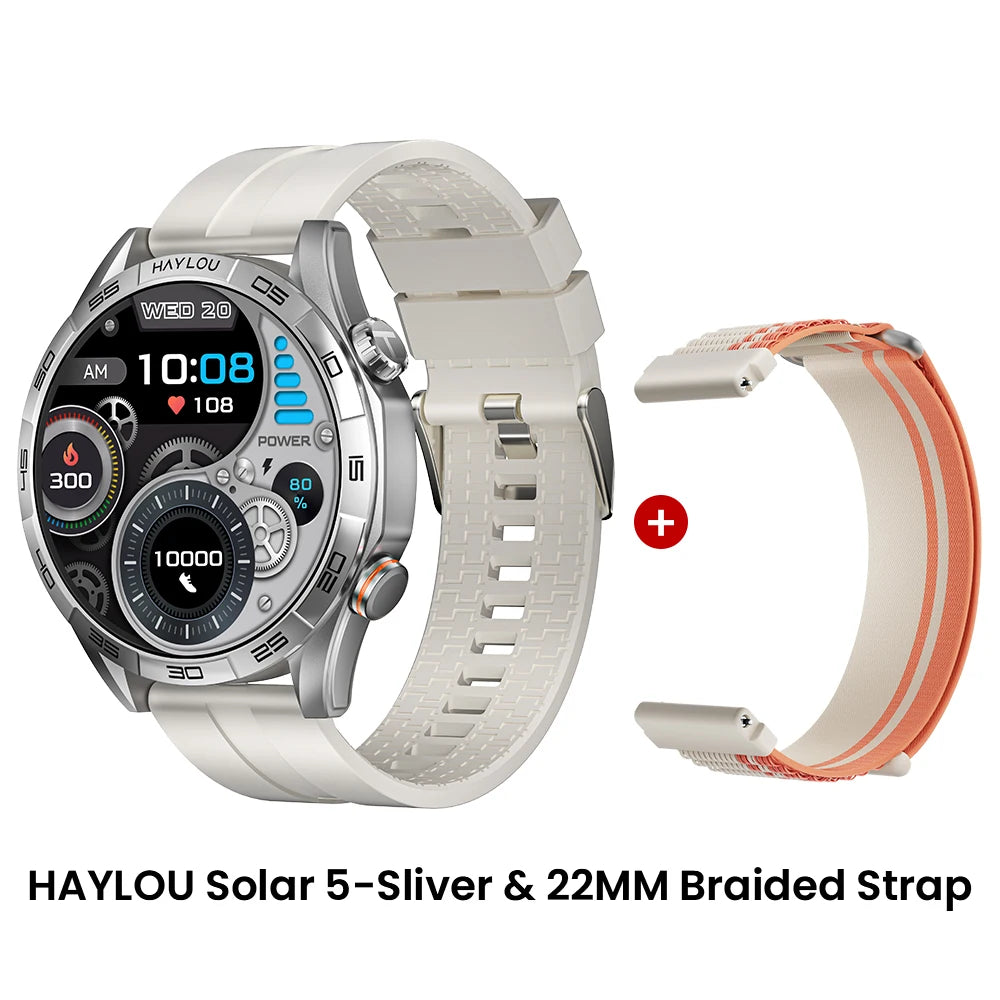 Solar 5 Voice Calling Smartwatch – AMOLED Display