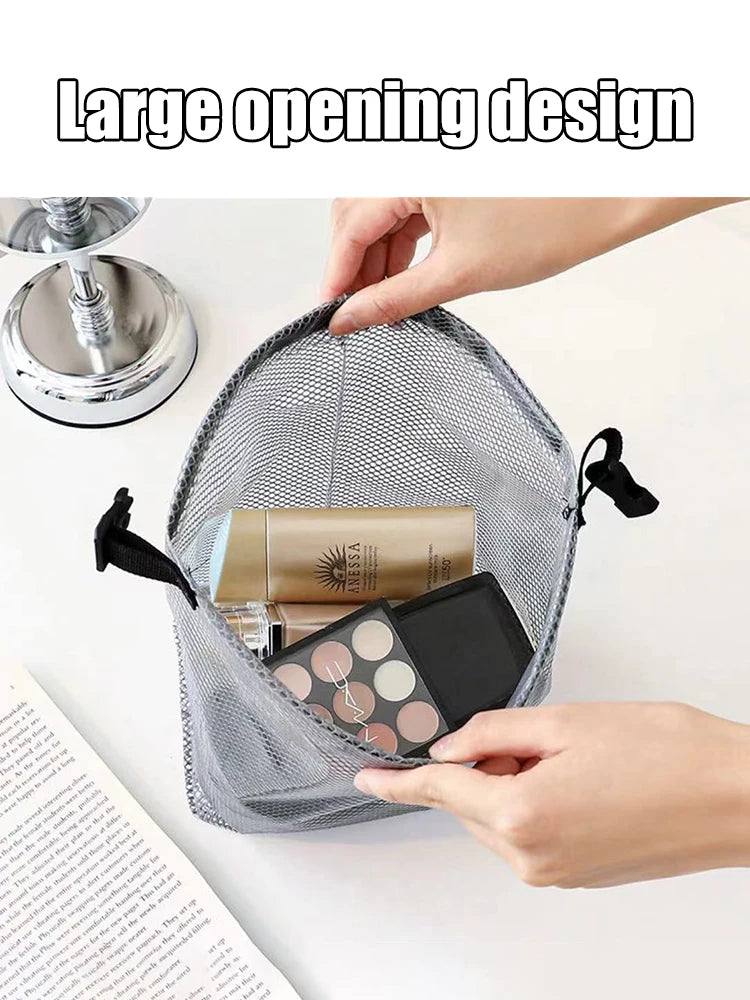 Waterproof Drawstring Storage Bag – Large Toiletry & Gym Organizer
