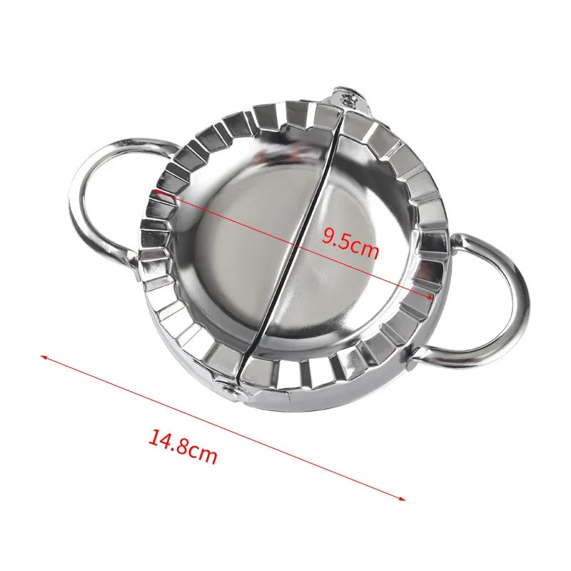 Stainless Steel Dumpling Maker Press for Ravioli, Pie, and Pastry