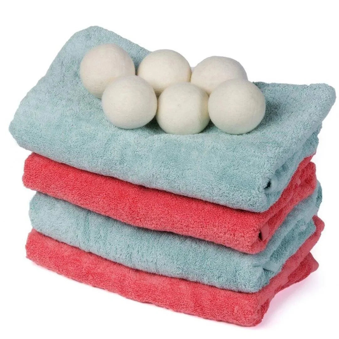 Reusable Wool Dryer Balls – Natural Fabric Softener for Laundry