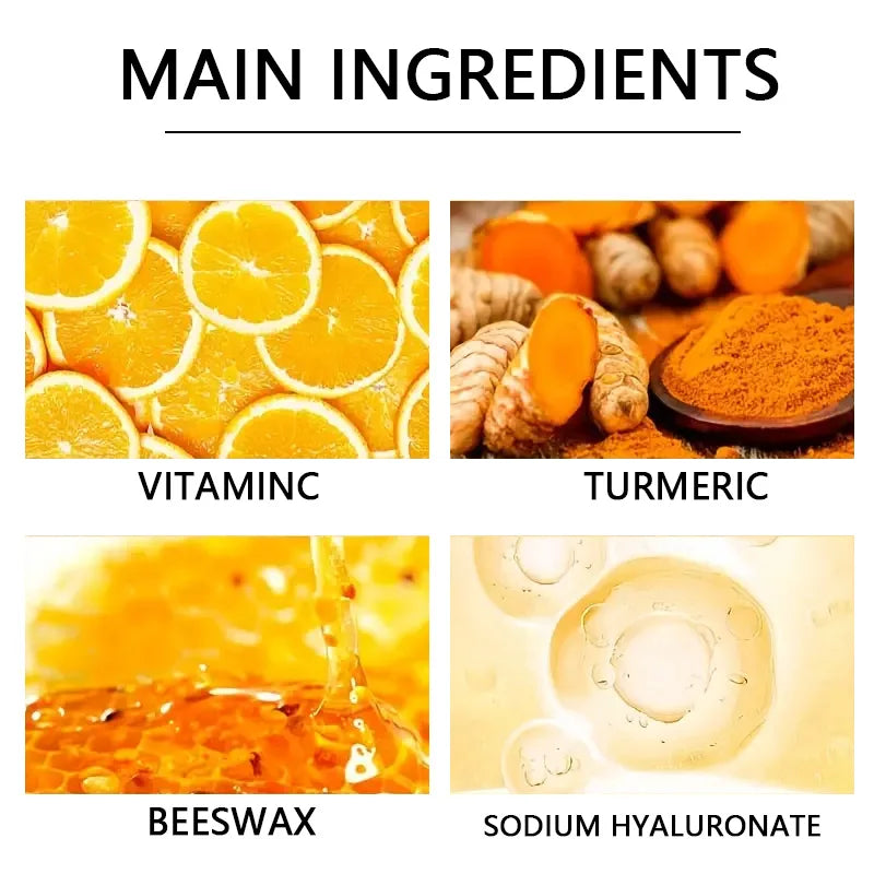 Vitamin C & Turmeric Hand Wax Mask for Smooth, Radiant Skin