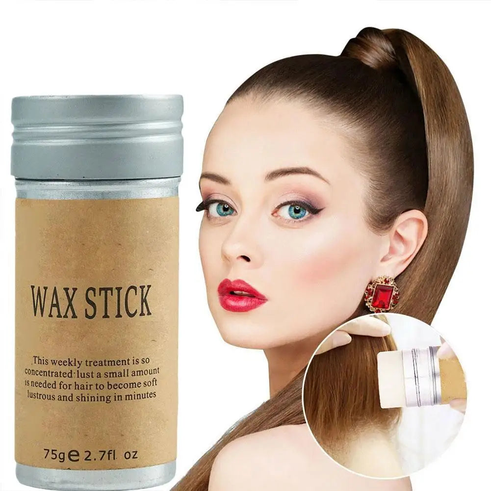 Hair Wax Stick for Styling & Frizz Control – 75g/15g Sizing Options