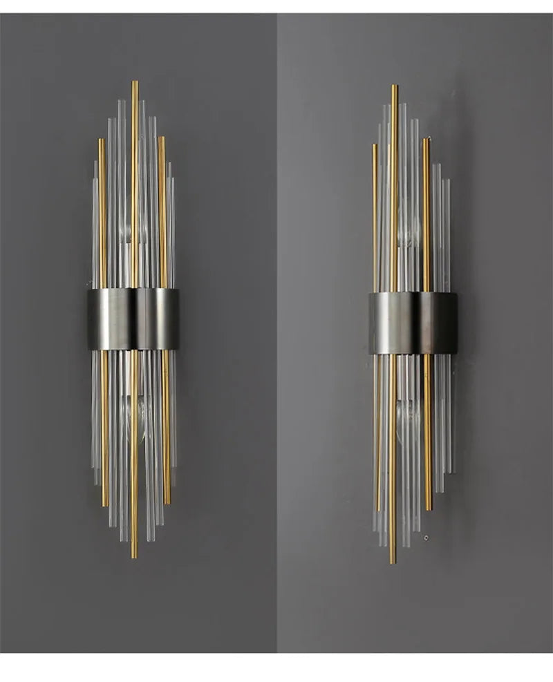 Luxury LED Wall Lamp - Modern Gold Wall Sconce for Living Room