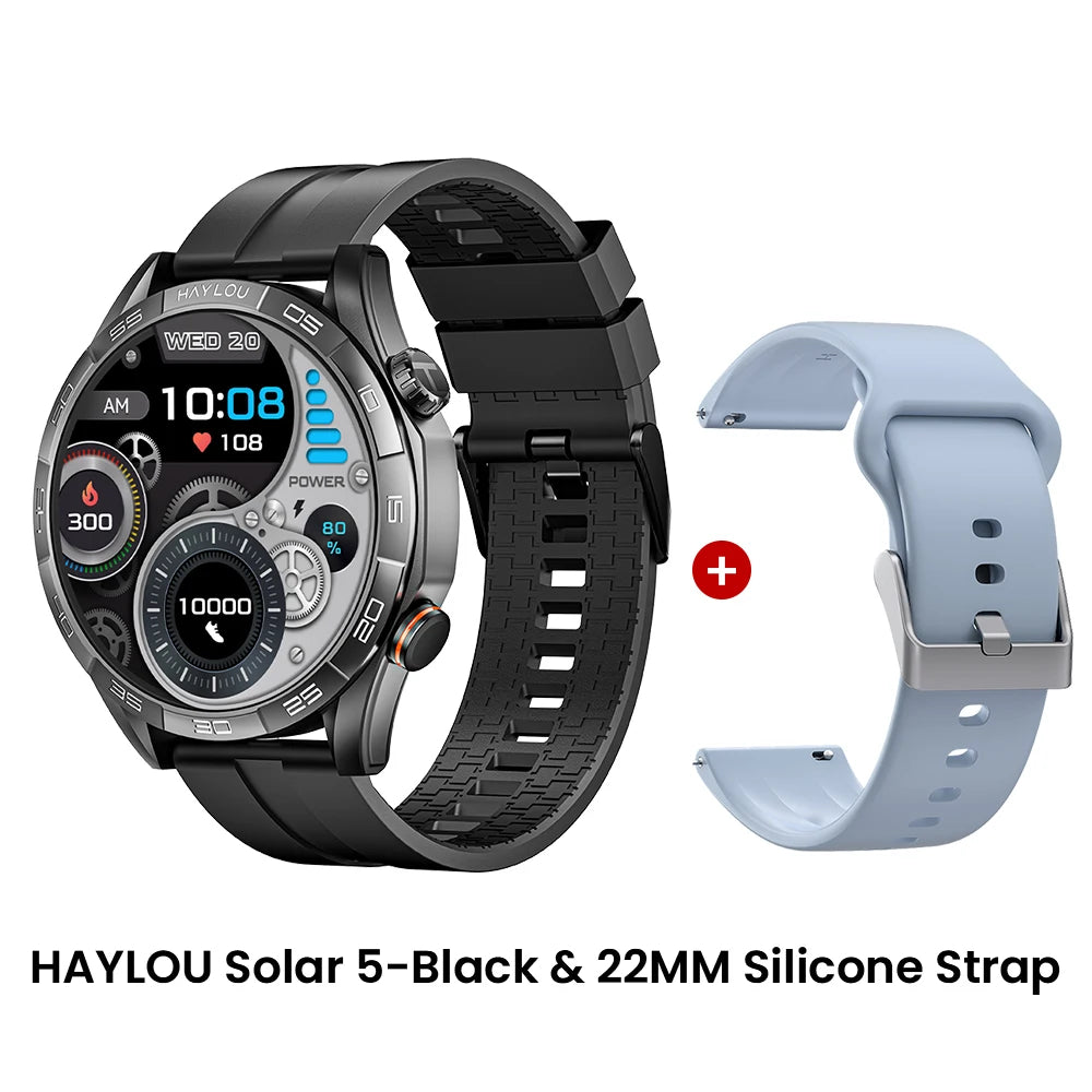 Solar 5 Voice Calling Smartwatch – AMOLED Display