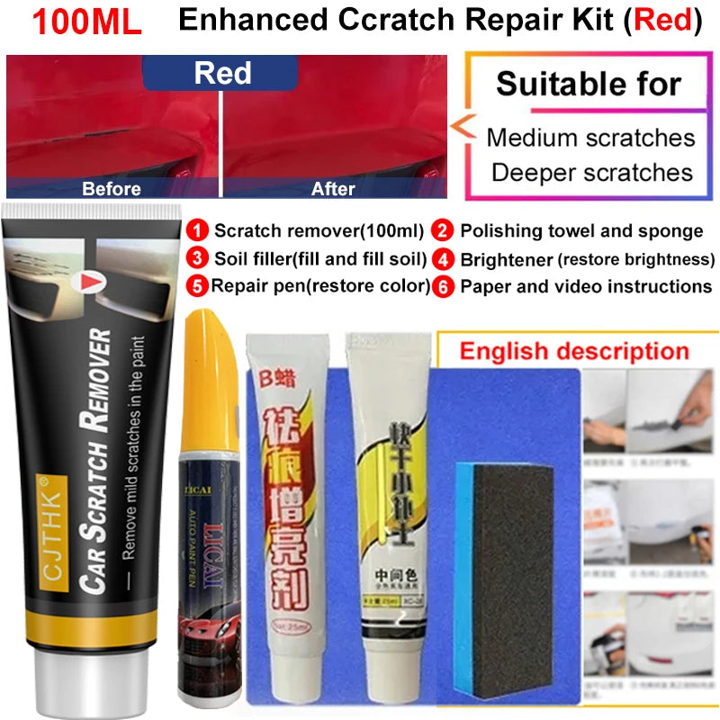 Car Scratch Remover & Polishing Compound for Auto Body Repair