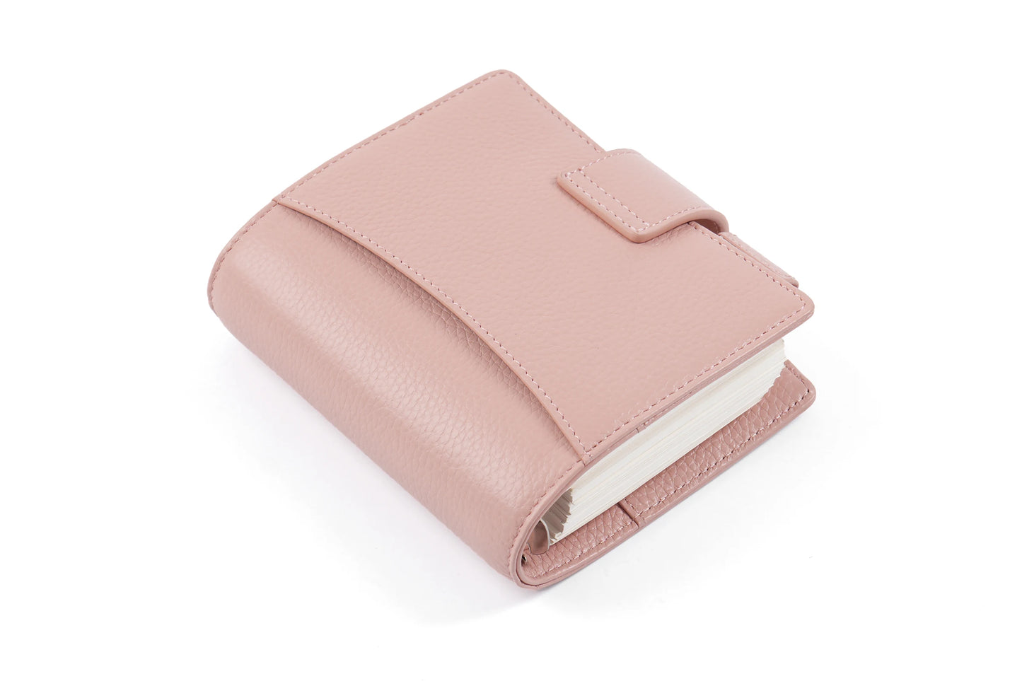 Elite Pocket A7 Rings Planner Cover – Pebbled Grain Leather, 25mm Rings