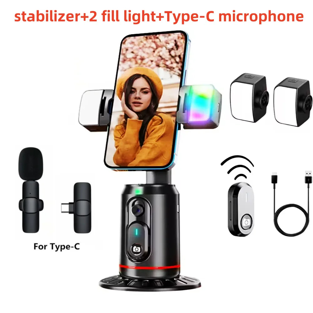 Q02 360° Auto Tracking Gimbal – Phone Stabilizer