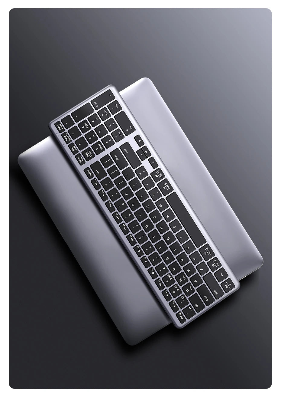 Wireless Bluetooth 5.0 Keyboard – 99 Keys Russian/Korean/English