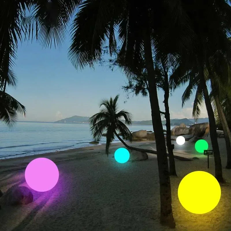 LED Solar Ball Light – Outdoor Garden, USB Charging, Remote Control