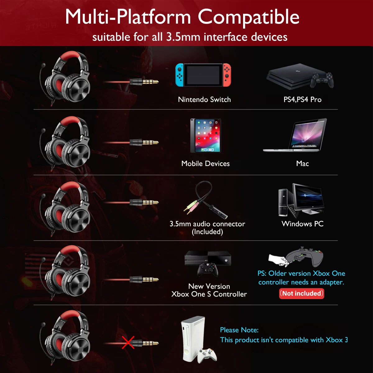 2-in-1 Bluetooth 5.2 Headphones – Wireless & Wired with Mic