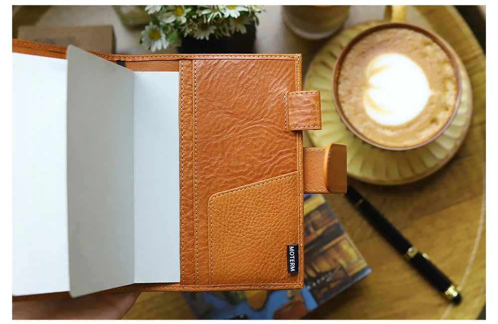 A6 Plus Leather Notebook Cover – Full Grain Vegetable Tanned