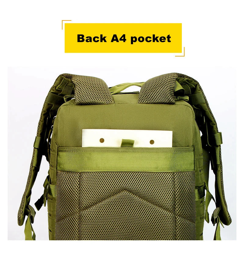 Tactical Backpack – Small Gym, Travel & Hiking Bag with Molle System