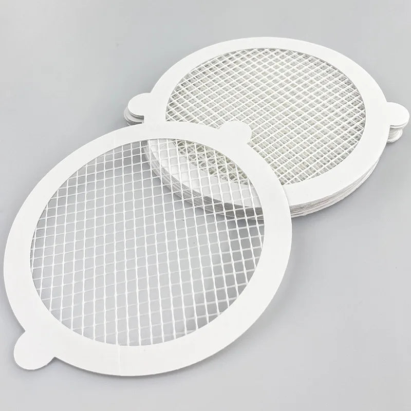 Disposable Shower Drain Hair Catchers – Mesh Stickers for Bathroom