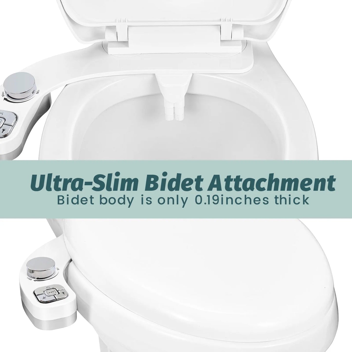 Cartmela Non-Electric Dual Nozzle Bidet Attachment