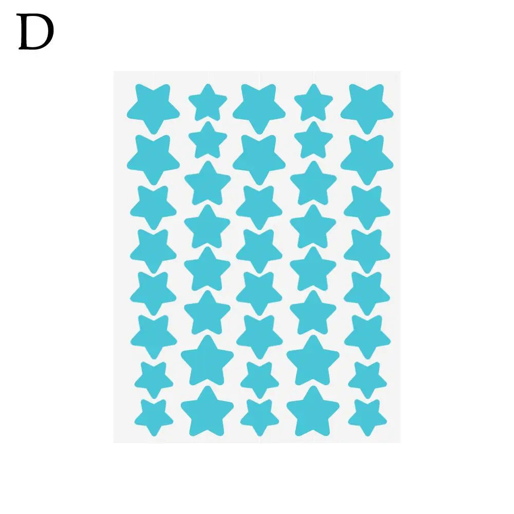40pcs Star-Shaped Pimple Patches – Cute, Colorful & Invisible Care