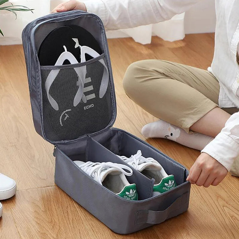 Portable Travel Shoe Bag – Multifunctional Organizer for Clothes & Shoes