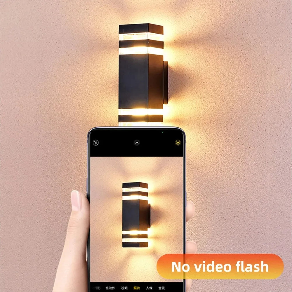 Outdoor Waterproof Street Wall Light – LED E27 Bulb Fixture