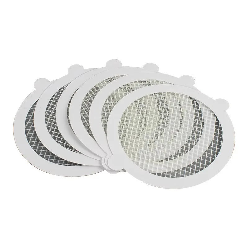 Disposable Shower Drain Hair Catchers – Mesh Stickers for Bathroom