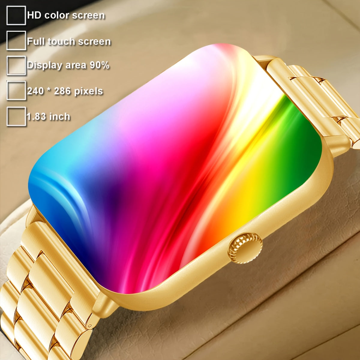 Smartwatch – HD Display, Calling, 100+ Sports Modes