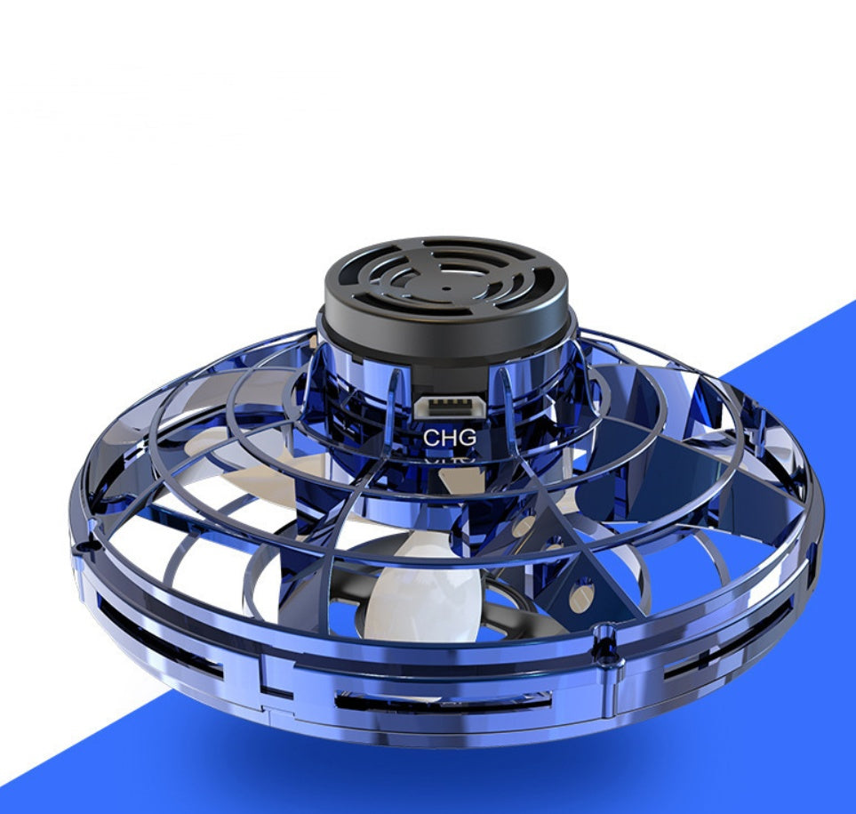 Mini LED UFO Drone Spinner – Fingertip Flying Toy for Kids