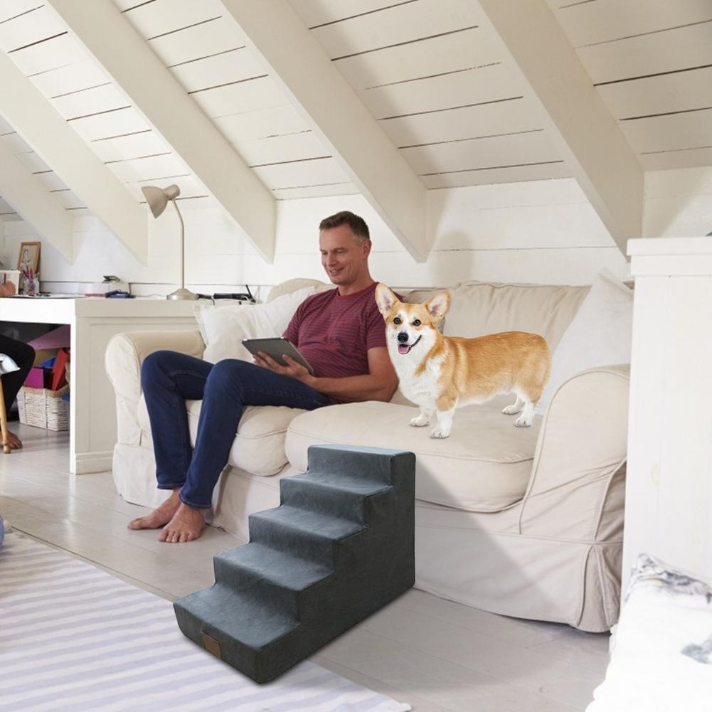 Portable Folding Pet Ladder for Dogs – Anti-Slip & Lightweight Design