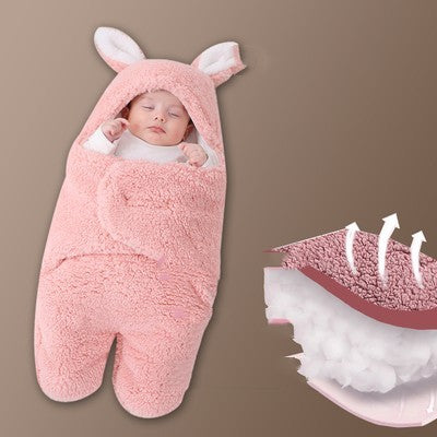 Thickened Newborn Swaddle Sleeping Bag for Baby Wrap Comfort