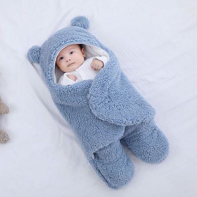 Thickened Newborn Swaddle Sleeping Bag for Baby Wrap Comfort