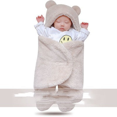 Thickened Newborn Swaddle Sleeping Bag for Baby Wrap Comfort