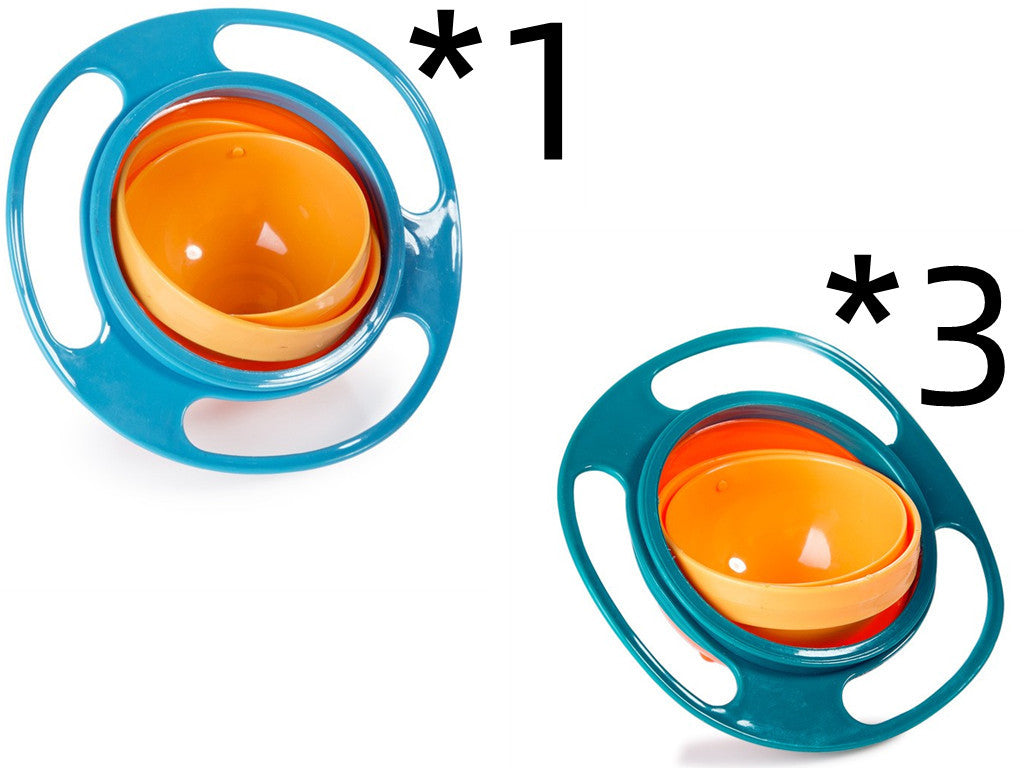 360° Rotating Spill-Proof Baby Bowl – Universal Gyro Bowl for Toddlers & Kids