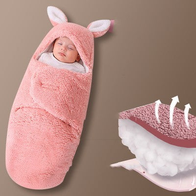 Thickened Newborn Swaddle Sleeping Bag for Baby Wrap Comfort