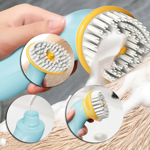 Pet Bath & Grooming Brush – Handheld Shower Tool for Dogs & Cats