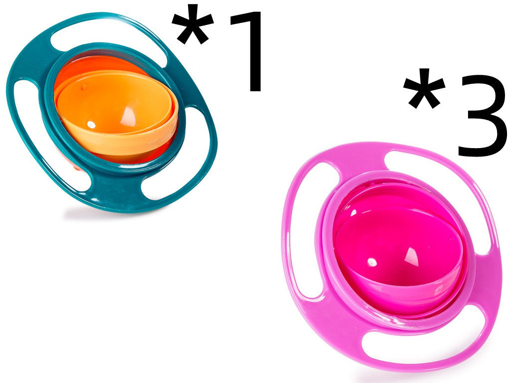 360° Rotating Spill-Proof Baby Bowl – Universal Gyro Bowl for Toddlers & Kids