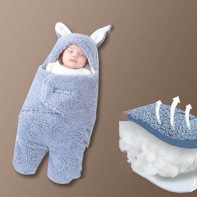 Thickened Newborn Swaddle Sleeping Bag for Baby Wrap Comfort