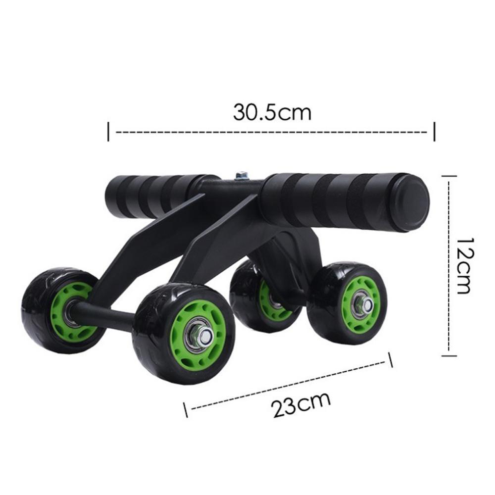 Four-Wheeled Abdominal Roller for Home Workouts and Sports Play