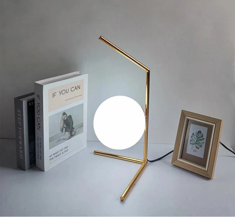 Modern Glass Ball Table Lamp