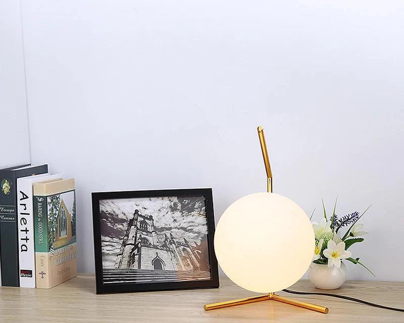 Modern Glass Ball Table Lamp