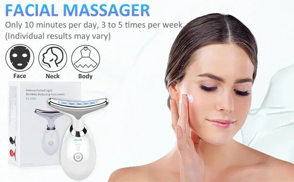 Neck device turned on showing light mode in action